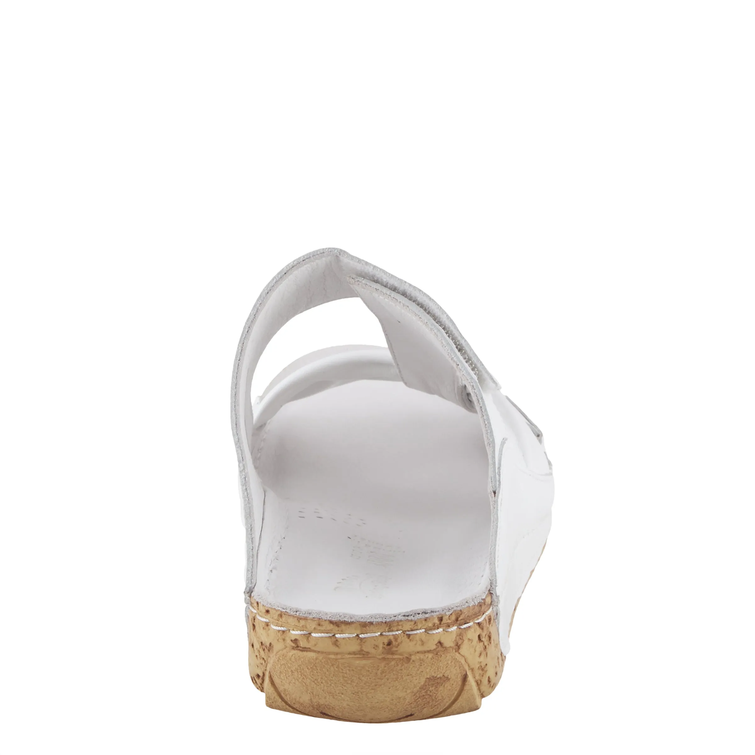 Spring Step Shoes Gretta Slide Sandal Women's Leather Cork Wedge