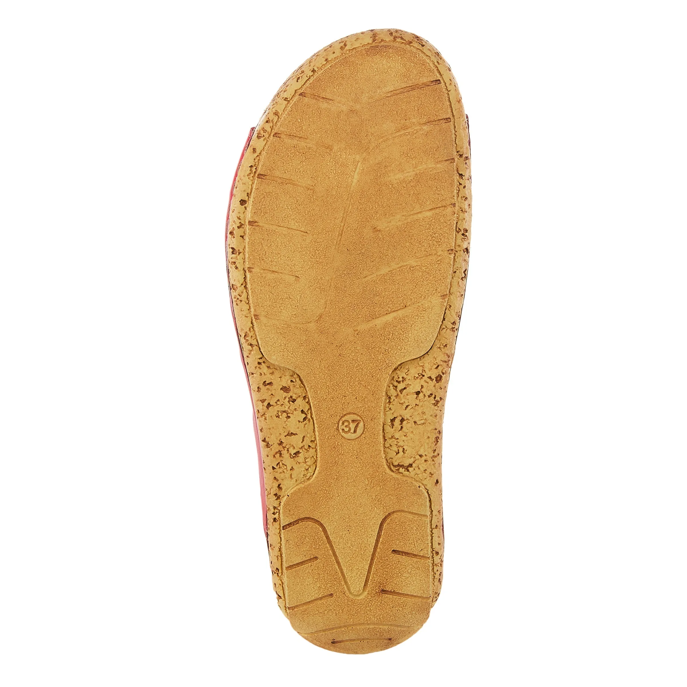 Spring Step Shoes Gretta Slide Sandal Women's Leather Cork Wedge
