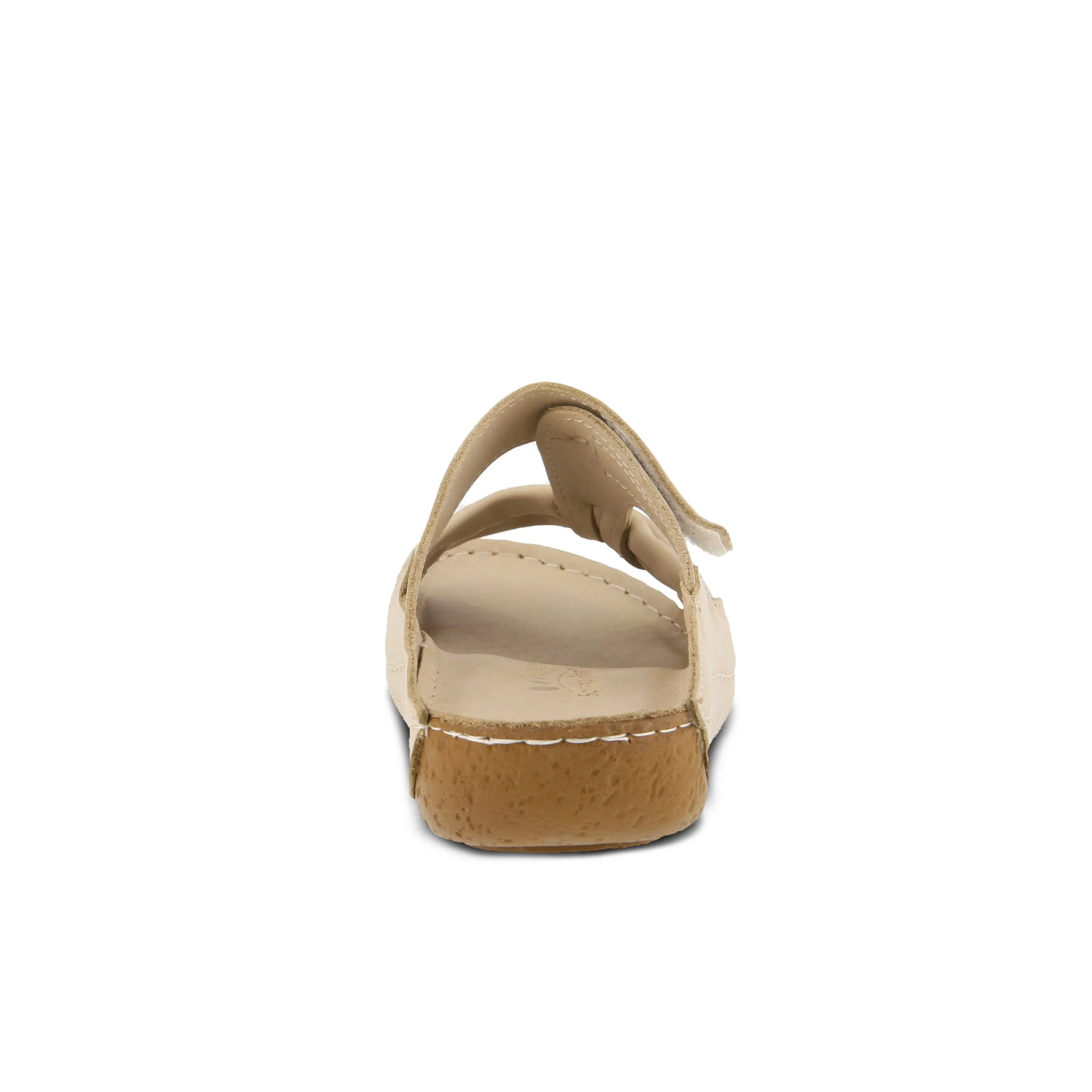 Spring Step Shoes Gretta Slide Sandal Women's Leather Cork Wedge
