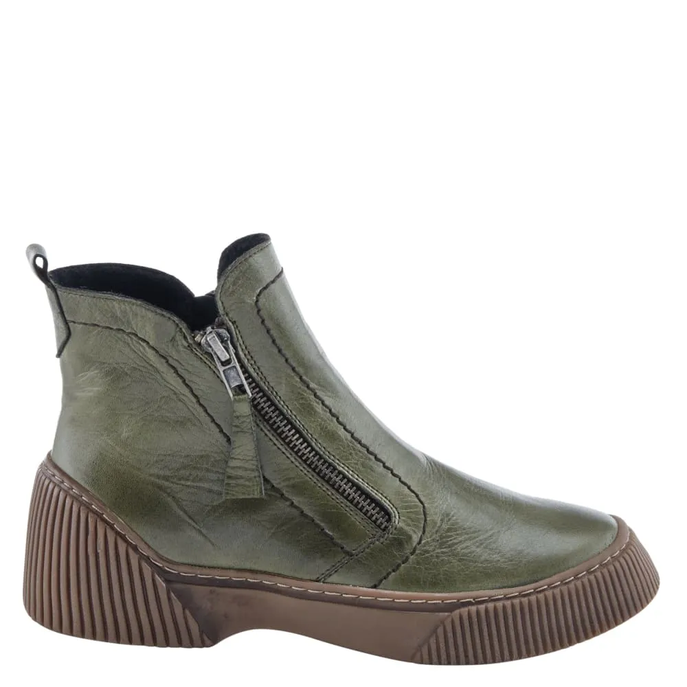 Spring Step Shoes Kelko Women's Premium Leather Zipup Boots