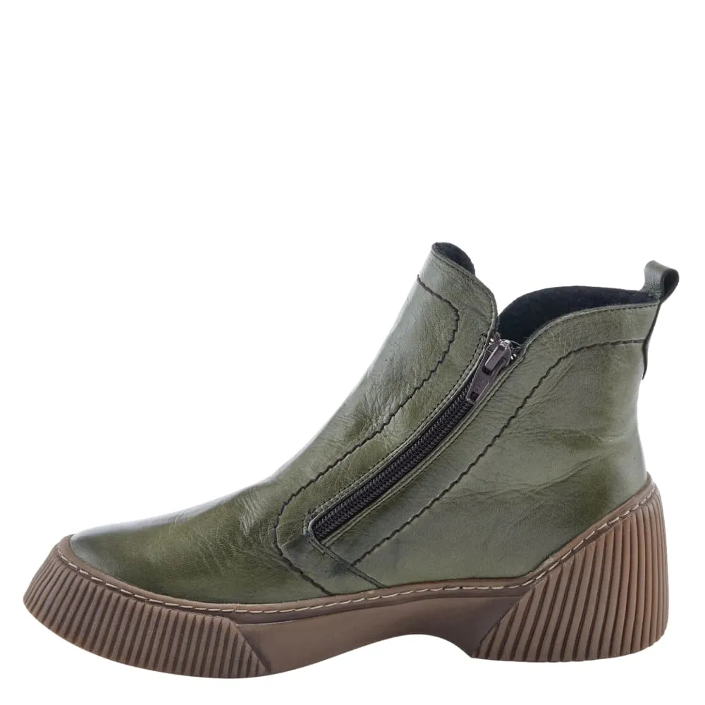 Spring Step Shoes Kelko Women's Premium Leather Zipup Boots