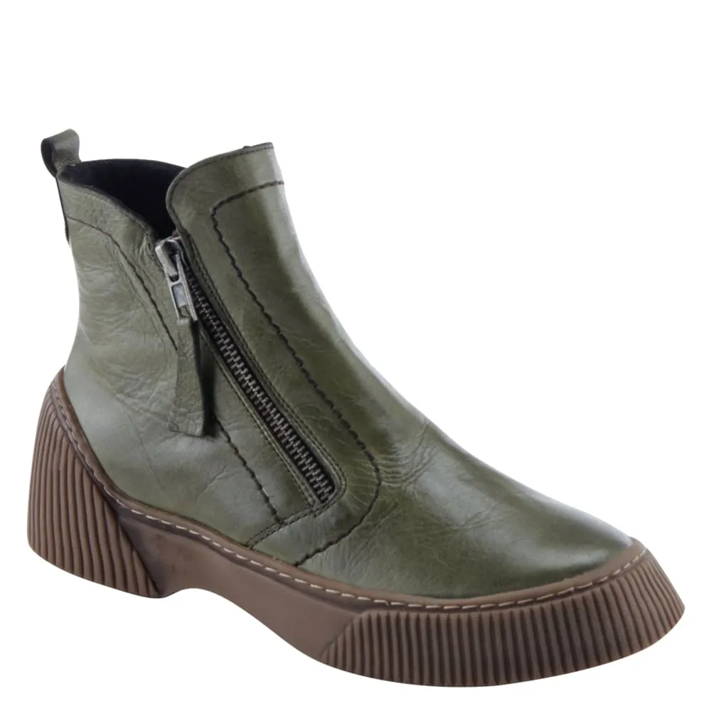 Spring Step Shoes Kelko Women's Premium Leather Zipup Boots