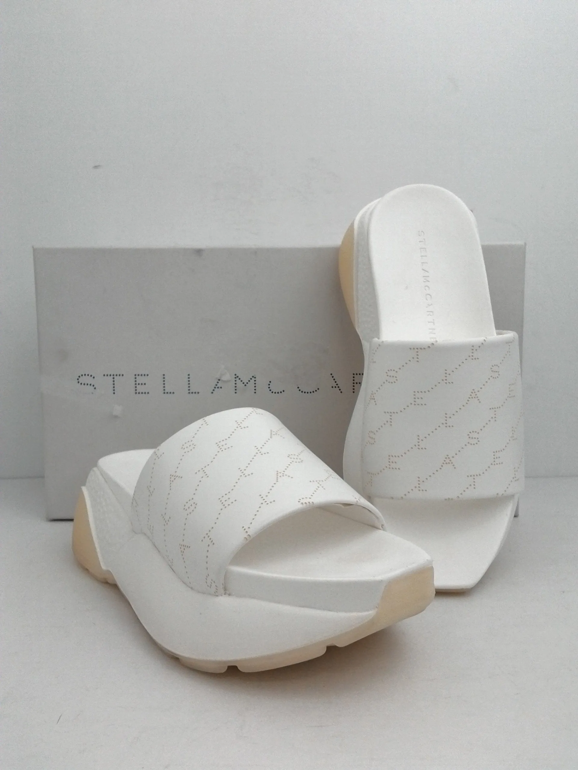 Stella McCartney Sandal Perledo White Size 38