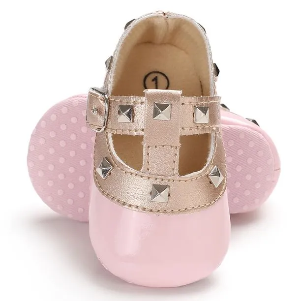 Studded Buckle Shoes