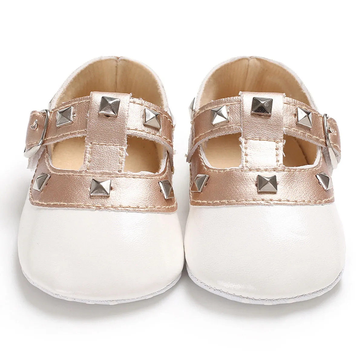 Studded Buckle Shoes