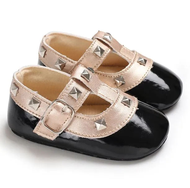 Studded Buckle Shoes