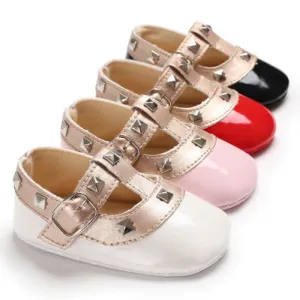 Studded Buckle Shoes