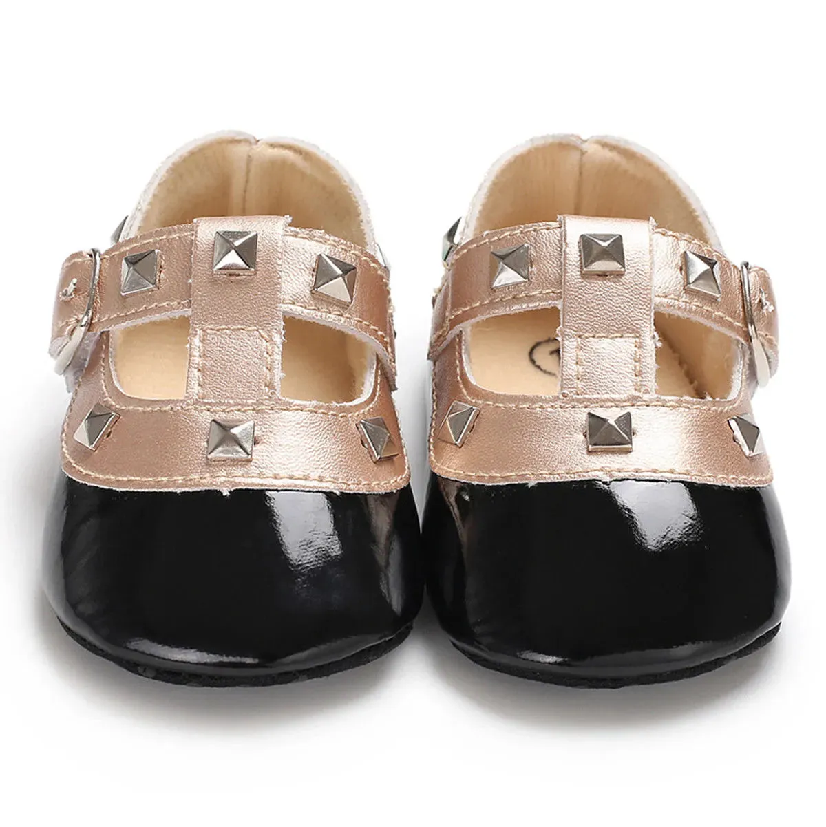Studded Buckle Shoes
