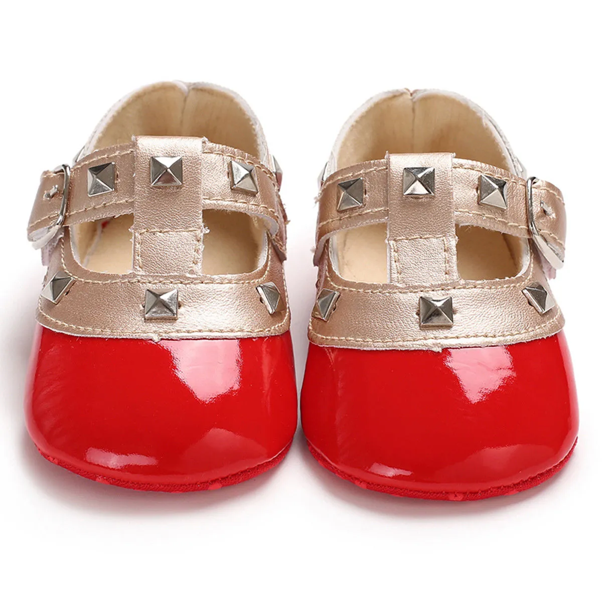 Studded Buckle Shoes
