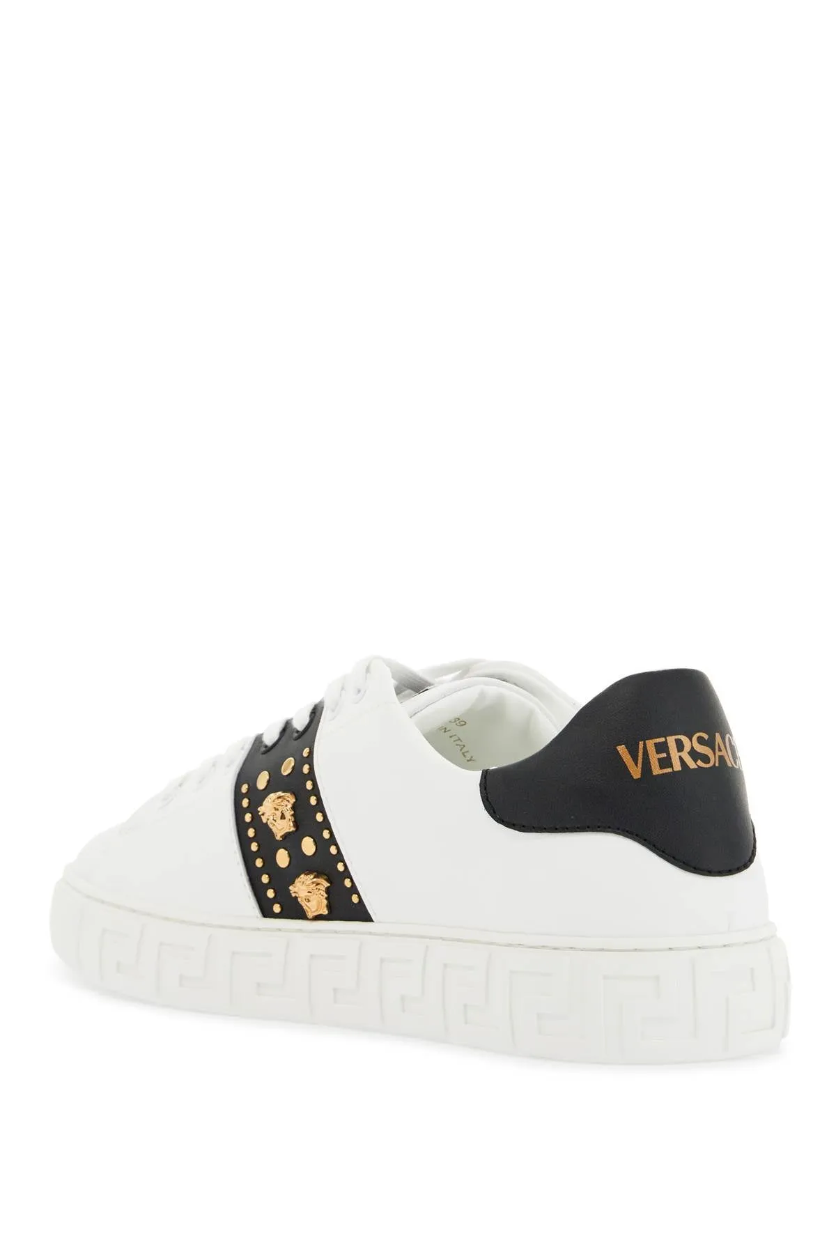 'studded greek sneakers