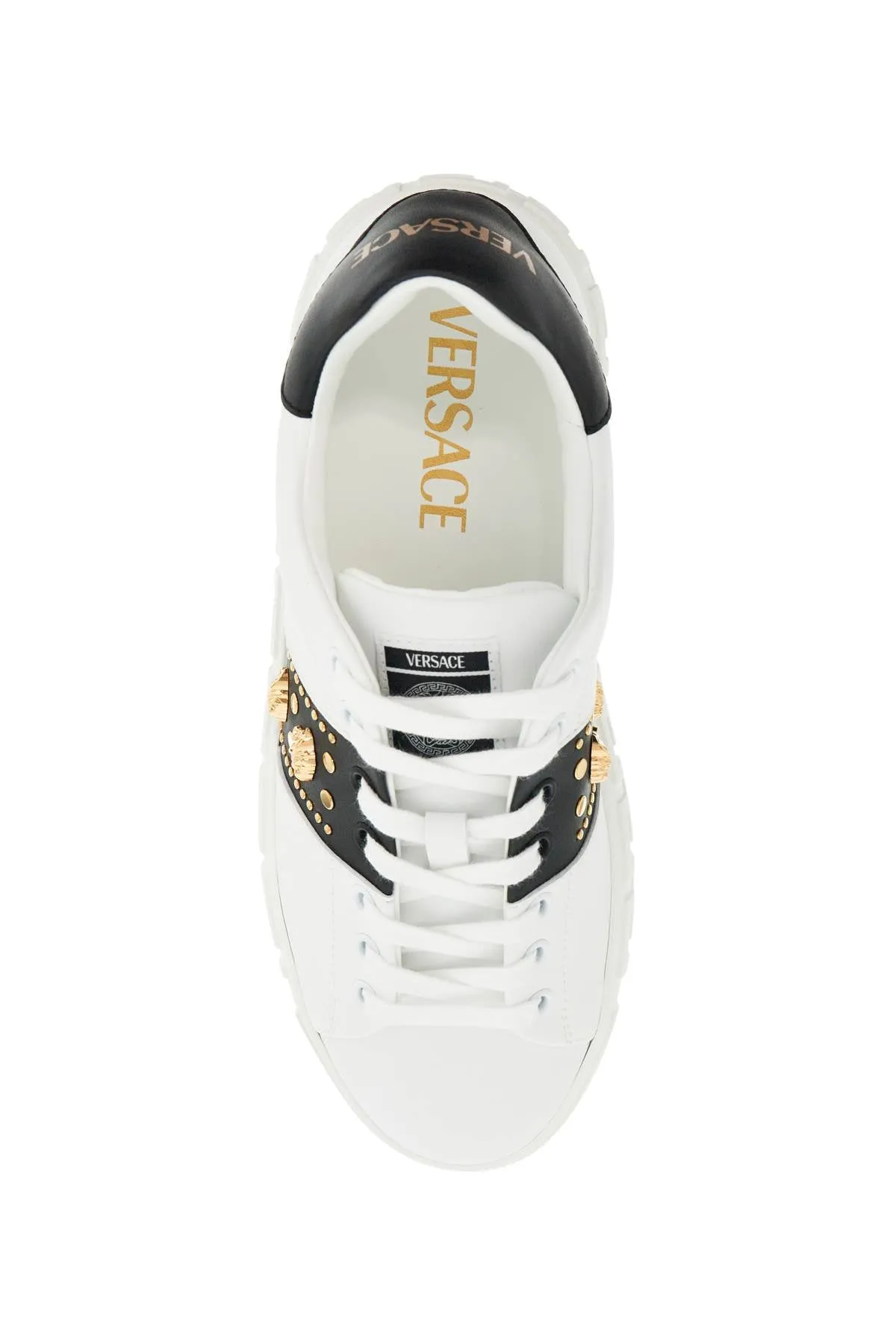 'studded greek sneakers