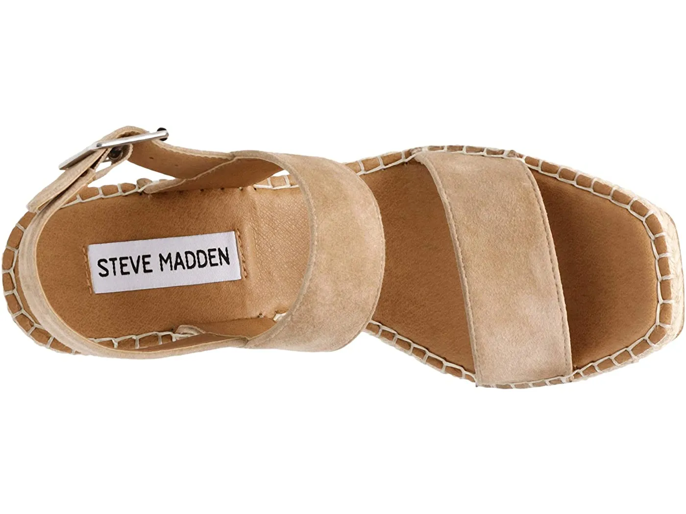 Suede Wedge Espadrille Sandal