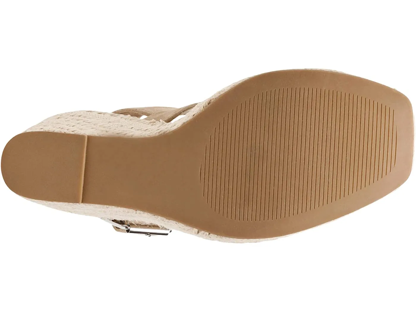 Suede Wedge Espadrille Sandal