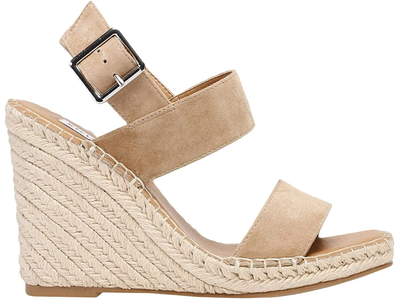 Suede Wedge Espadrille Sandal