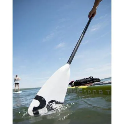 Tempo Carbon Shaft   Fiberglass Blade SUP Paddle - Red