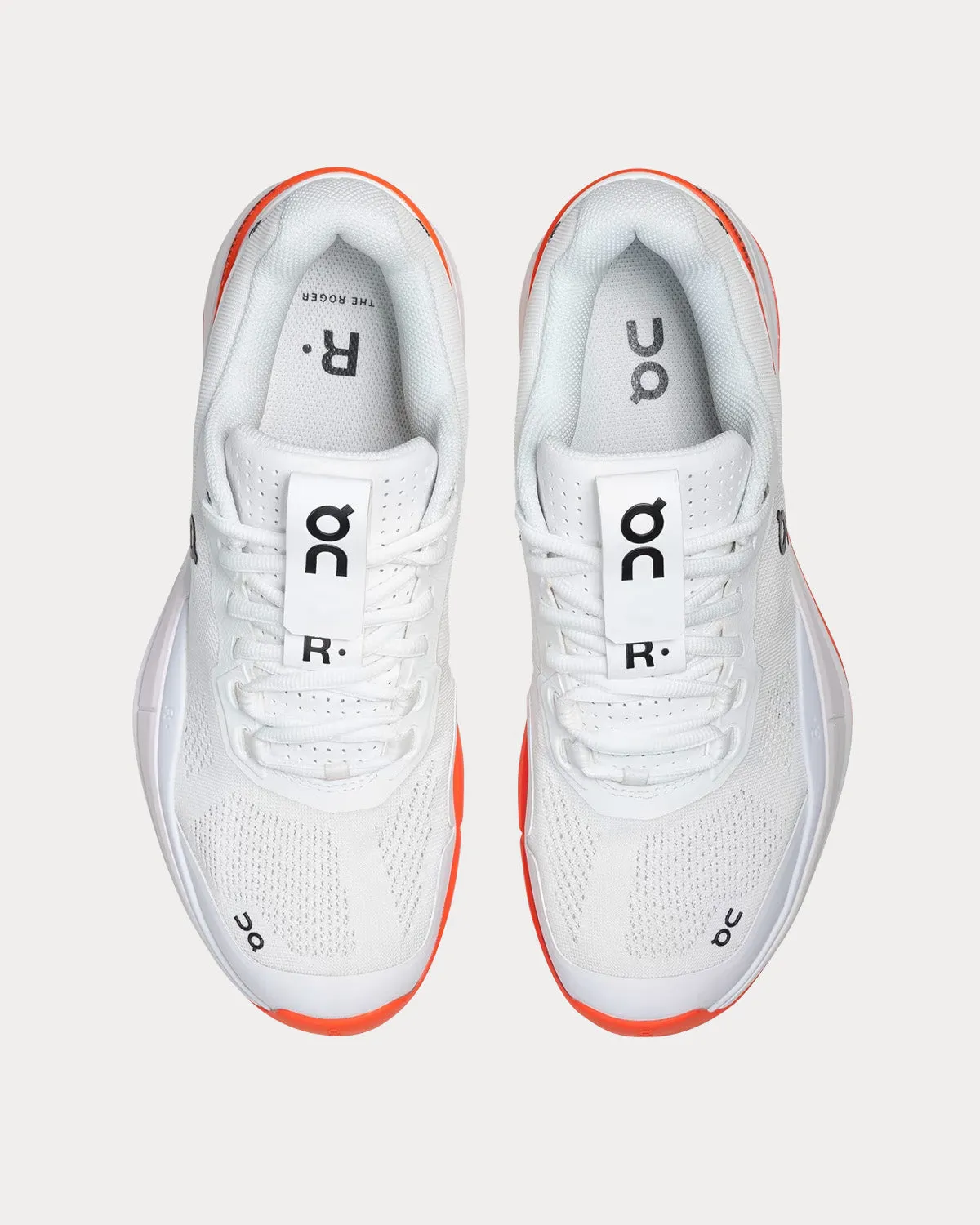 The Roger Pro Clay White / Flame Low Top Sneakers