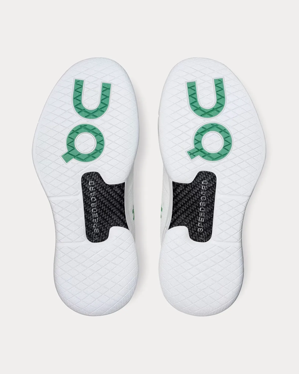 The Roger Pro White / Green Low Top Sneakers