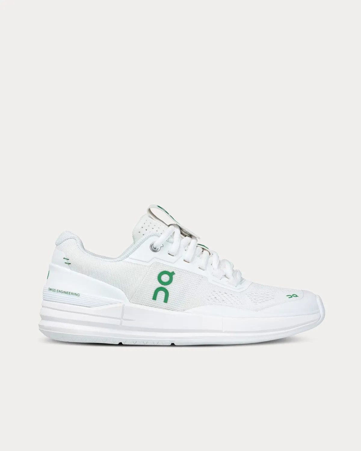 The Roger Pro White / Green Low Top Sneakers