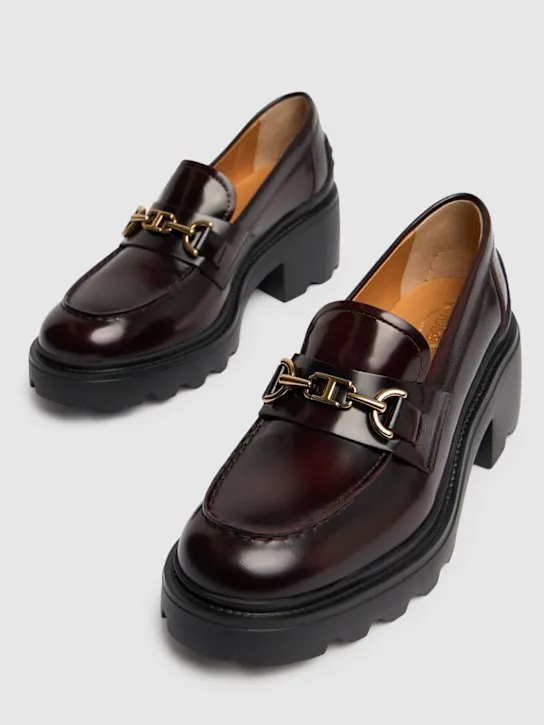 Tod&#x27;s   60mm Gomma brushed leather pumps 