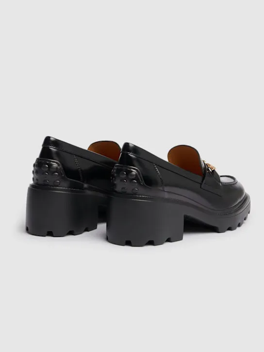 Tod&#x27;s   60mm Gomma brushed leather pumps 