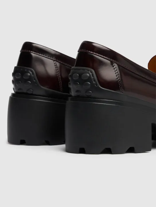 Tod&#x27;s   60mm Gomma brushed leather pumps 