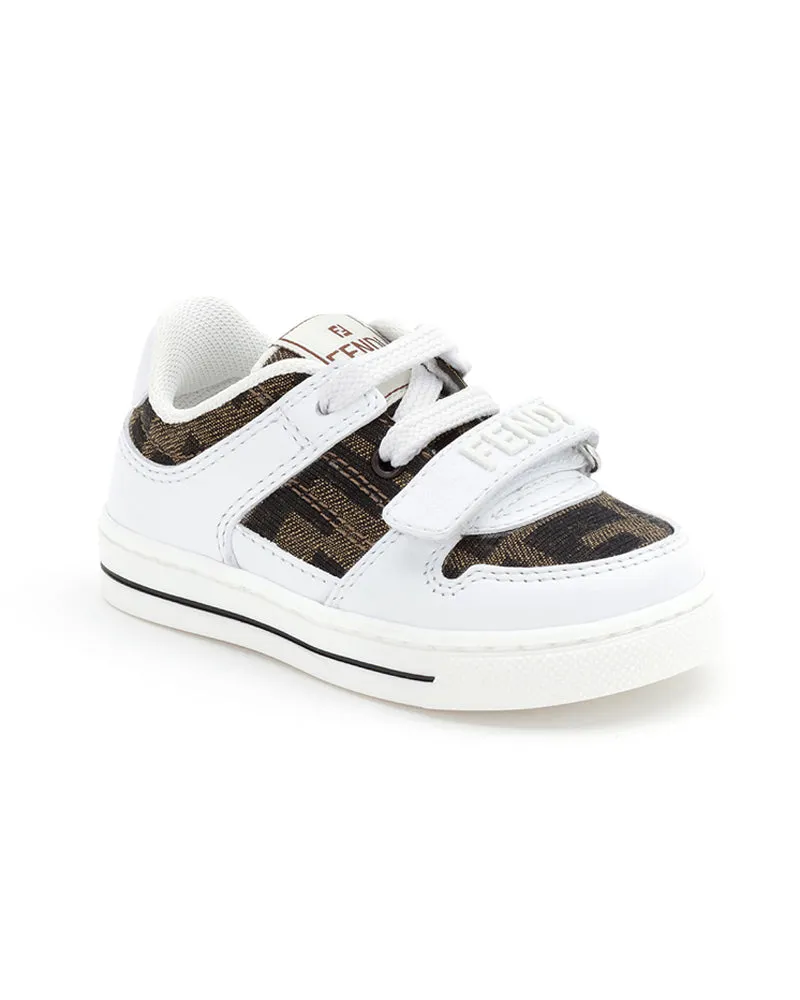 Toddler White FF Sneakers