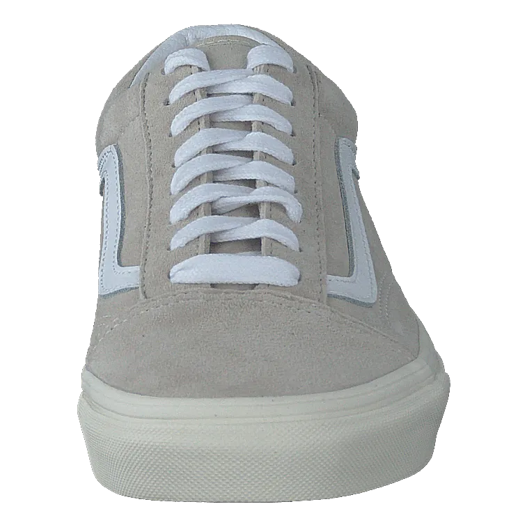 Ua Old Skool (pig Suede)oatmealsnowwht