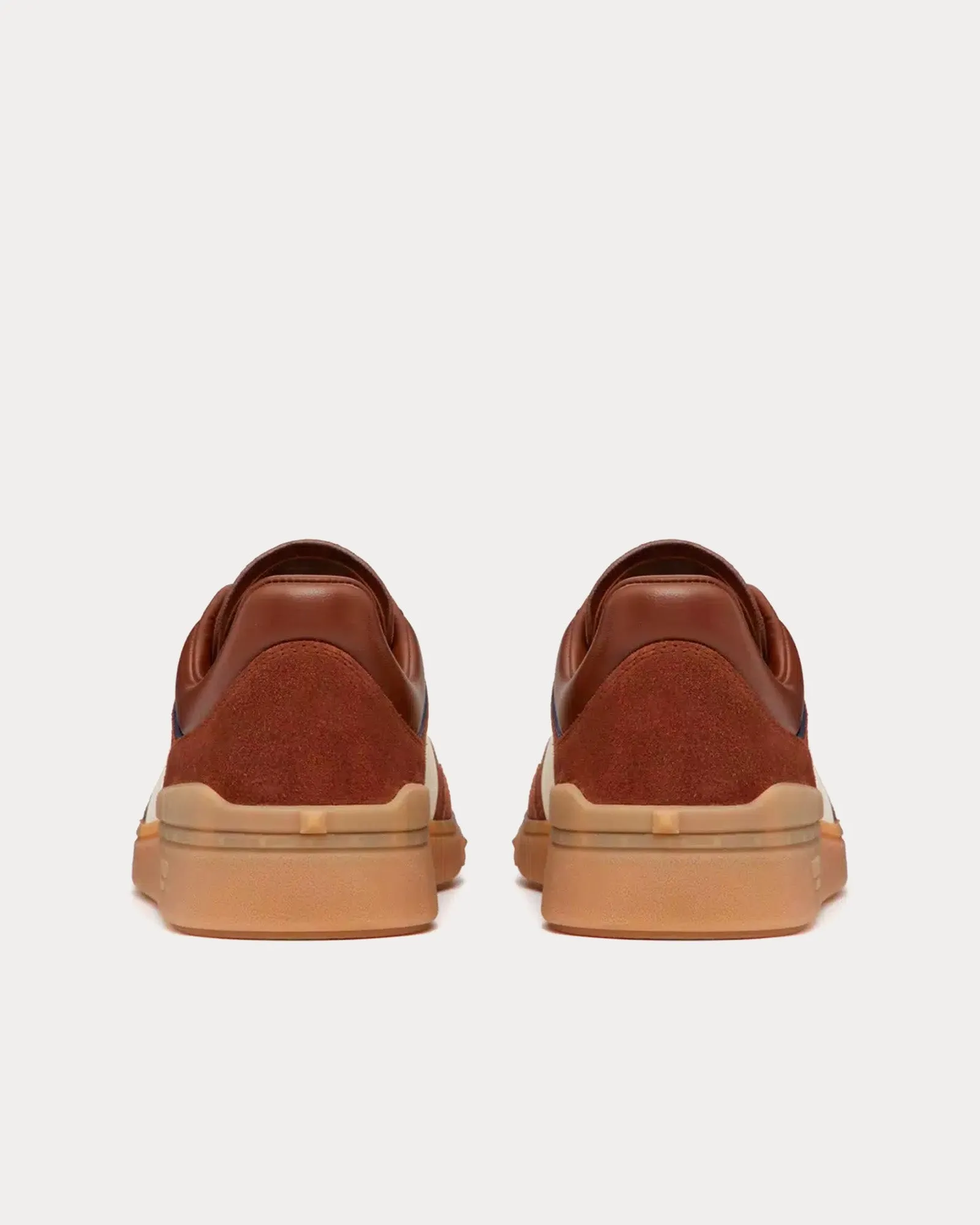 Upvillage Leather Chocolate / Ivory Low Top Sneakers