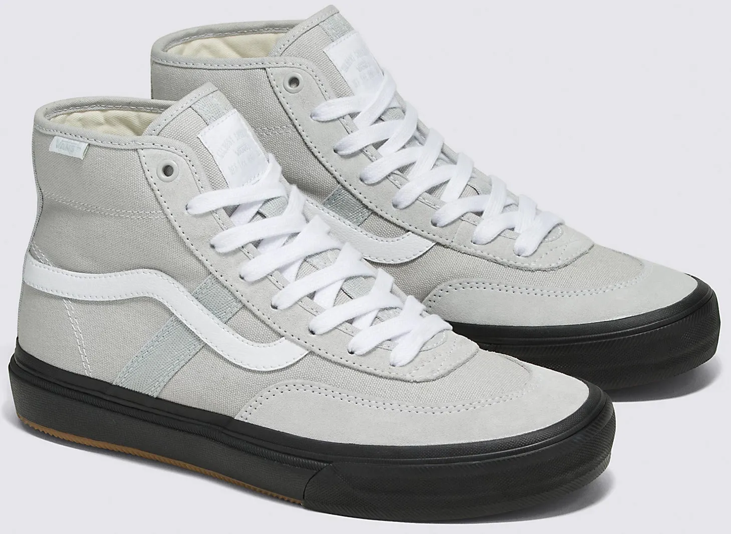 Vans - Crockett High Shoes | Light Grey Black