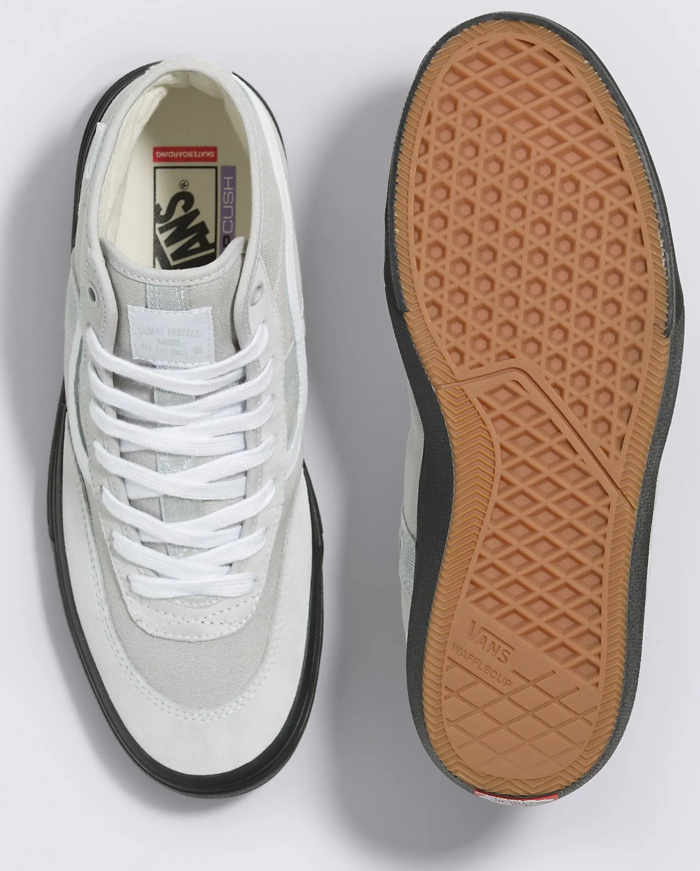 Vans - Crockett High Shoes | Light Grey Black