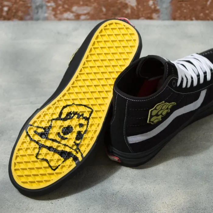Vans Elijah Berle Decon Skate SK8-Hi Skateboard Shoe - Black/Classic White