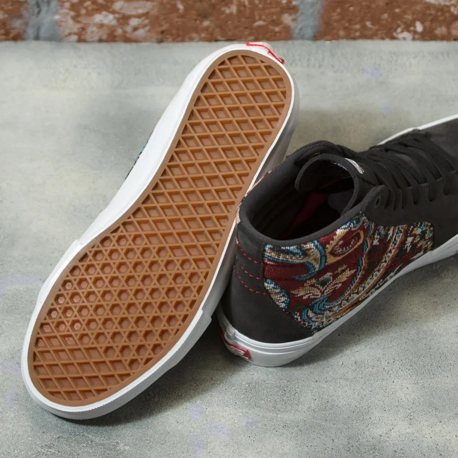 Vans Paisley Skate SK8-HI Skateboard Shoe - Raven