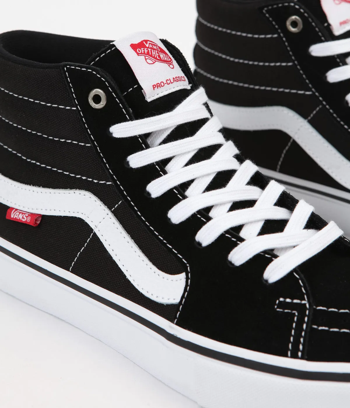 Vans Sk8-Hi Pro Shoes - Black / White