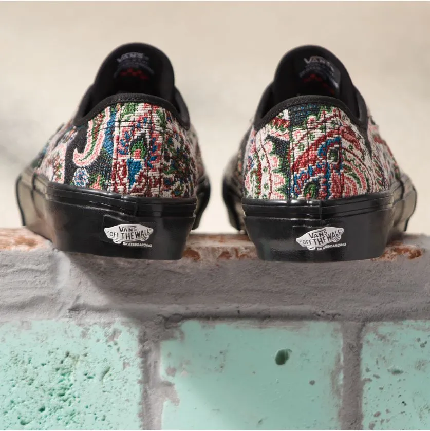 Vans Skate Authentic Paisley Skateboard Shoe - Black