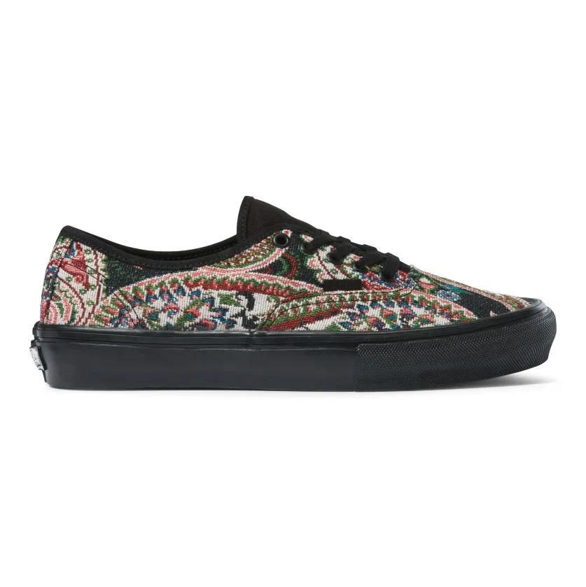 Vans Skate Authentic Paisley Skateboard Shoe - Black