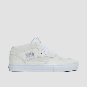 Vans Skate Half Cab Mid Top Shoes - Daz White/White