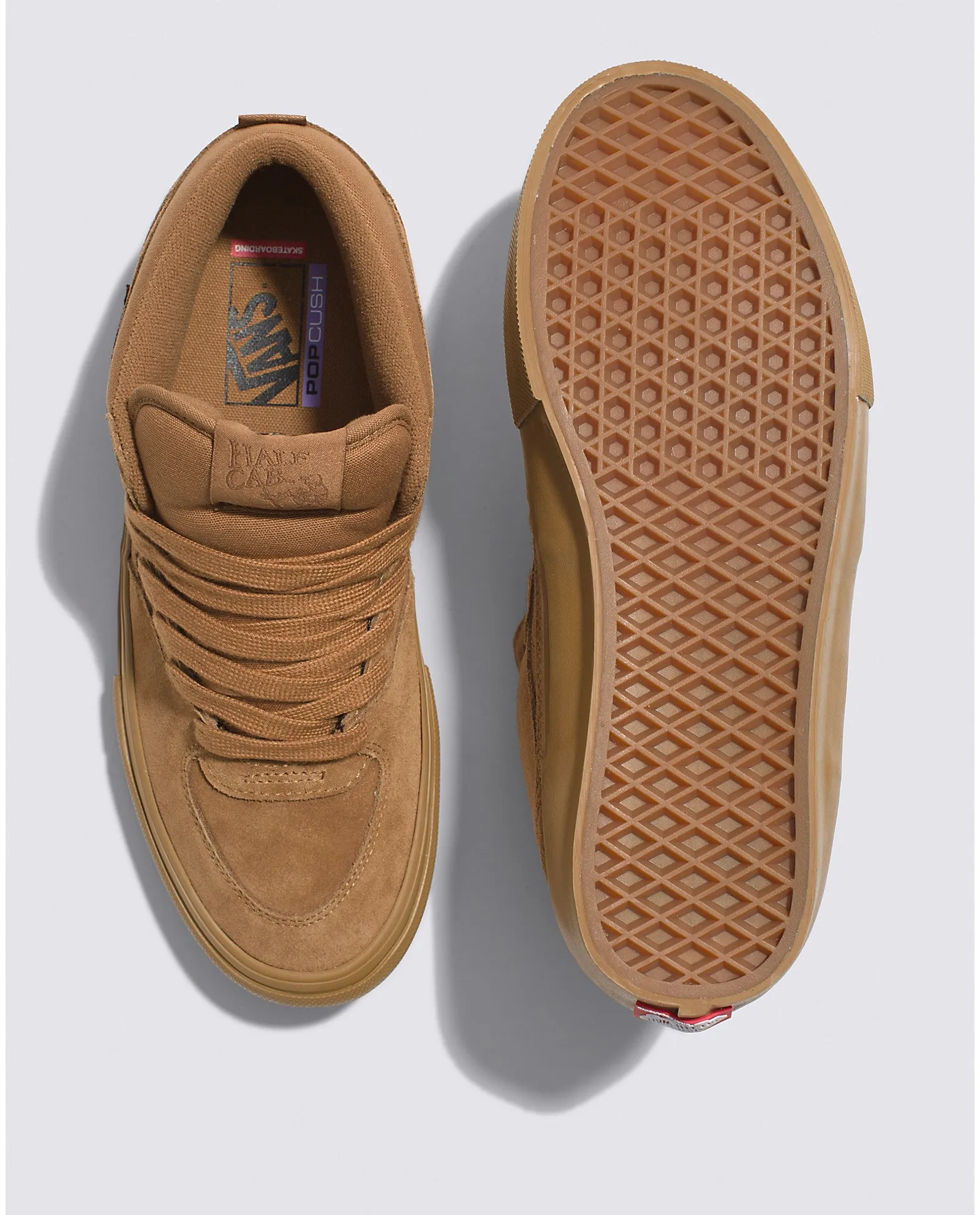 Vans Skate Half Cab Skateboard Shoe - Brown/Gum