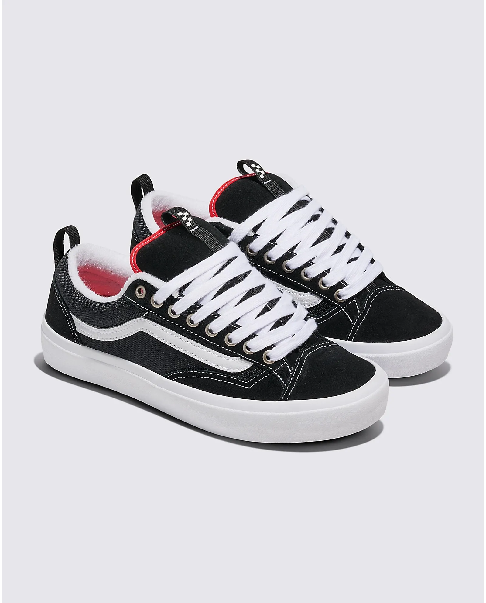 Vans Skate Old Skool 36  Shoe Black White Red