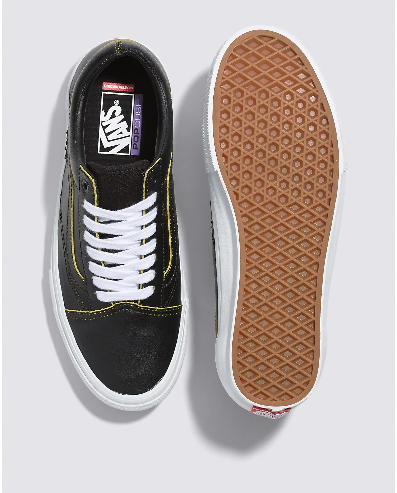 Vans Skate Old Skool Wearaway Skateboard Shoe - Black/Lime