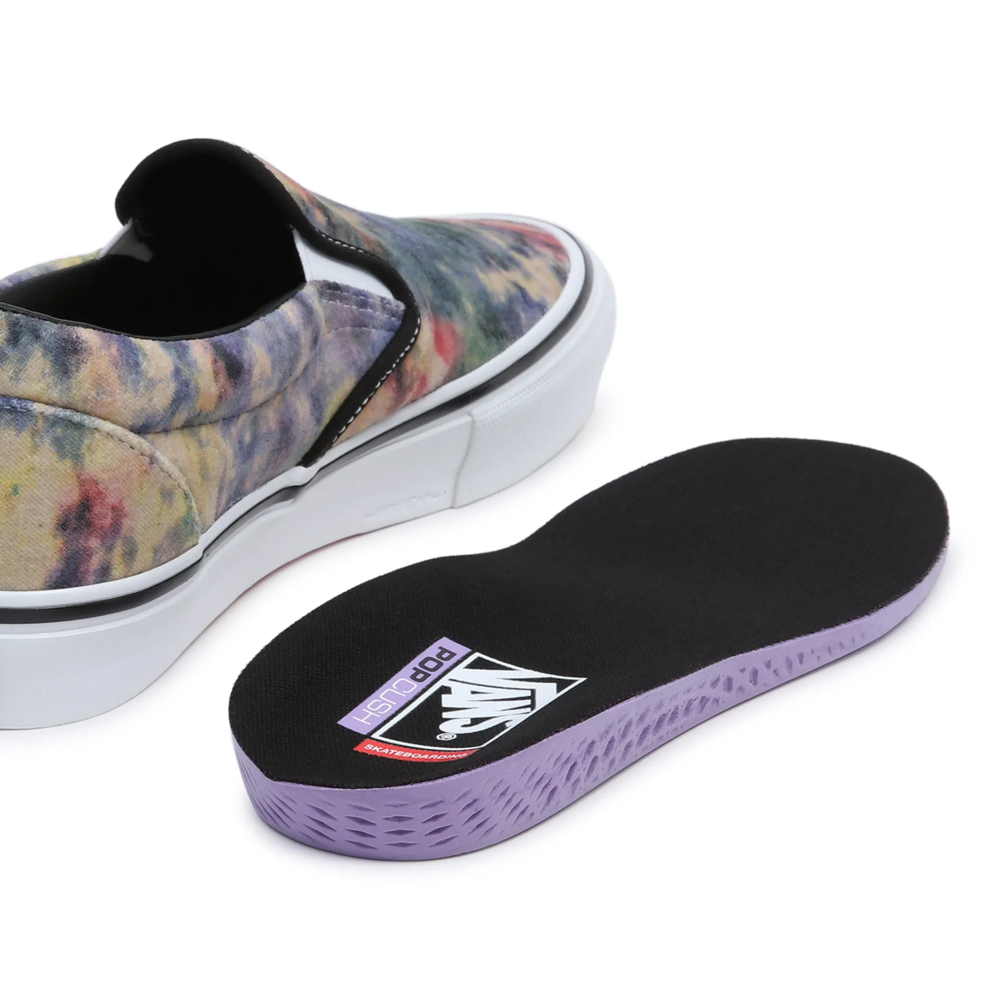 Vans Skate Slip-On Shoes Tie-Dye Terry Black/Multi VN0A5FCABML