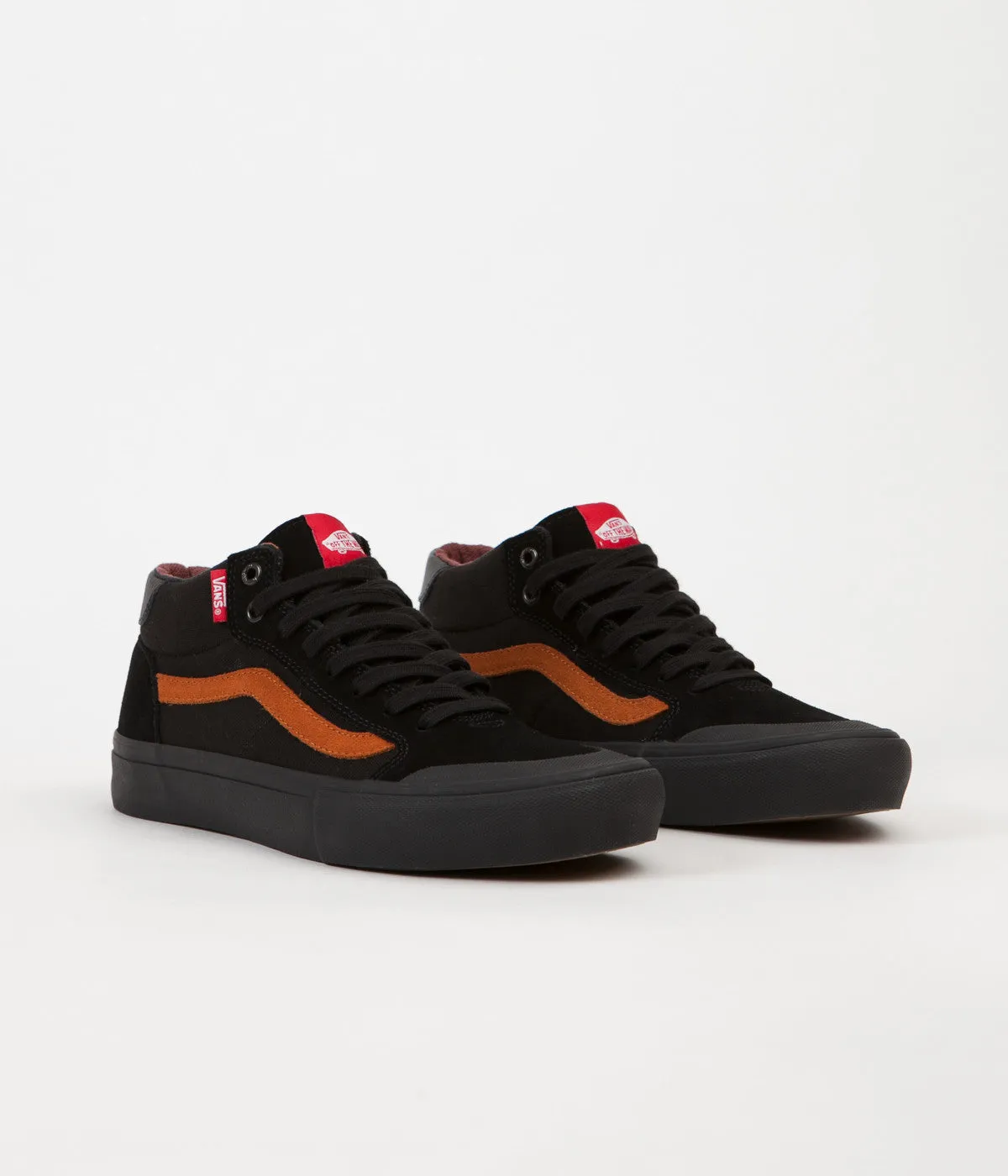 Vans Style 112 Mid Pro Dakota Roche Shoes - Black / Glazed Ginger
