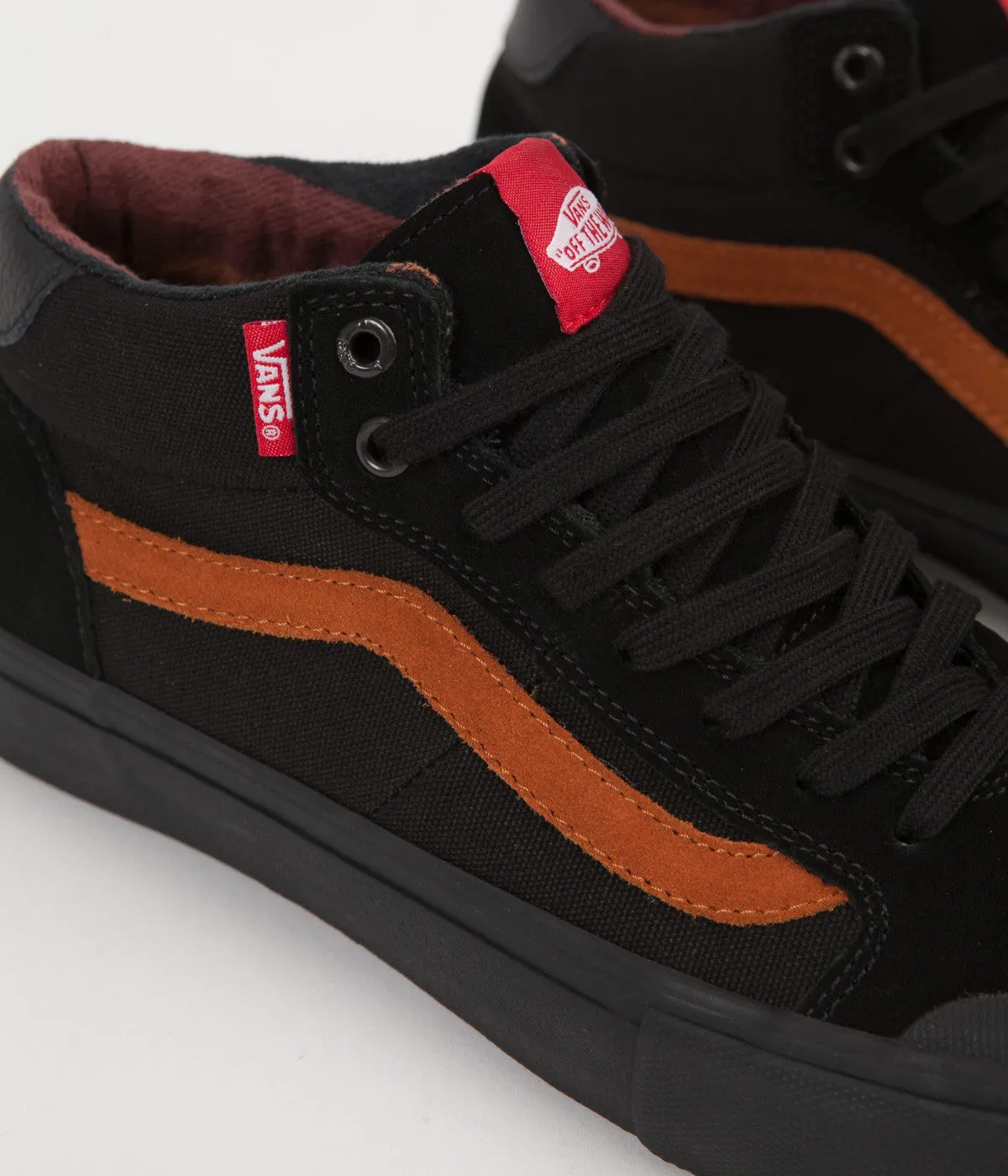 Vans Style 112 Mid Pro Dakota Roche Shoes - Black / Glazed Ginger