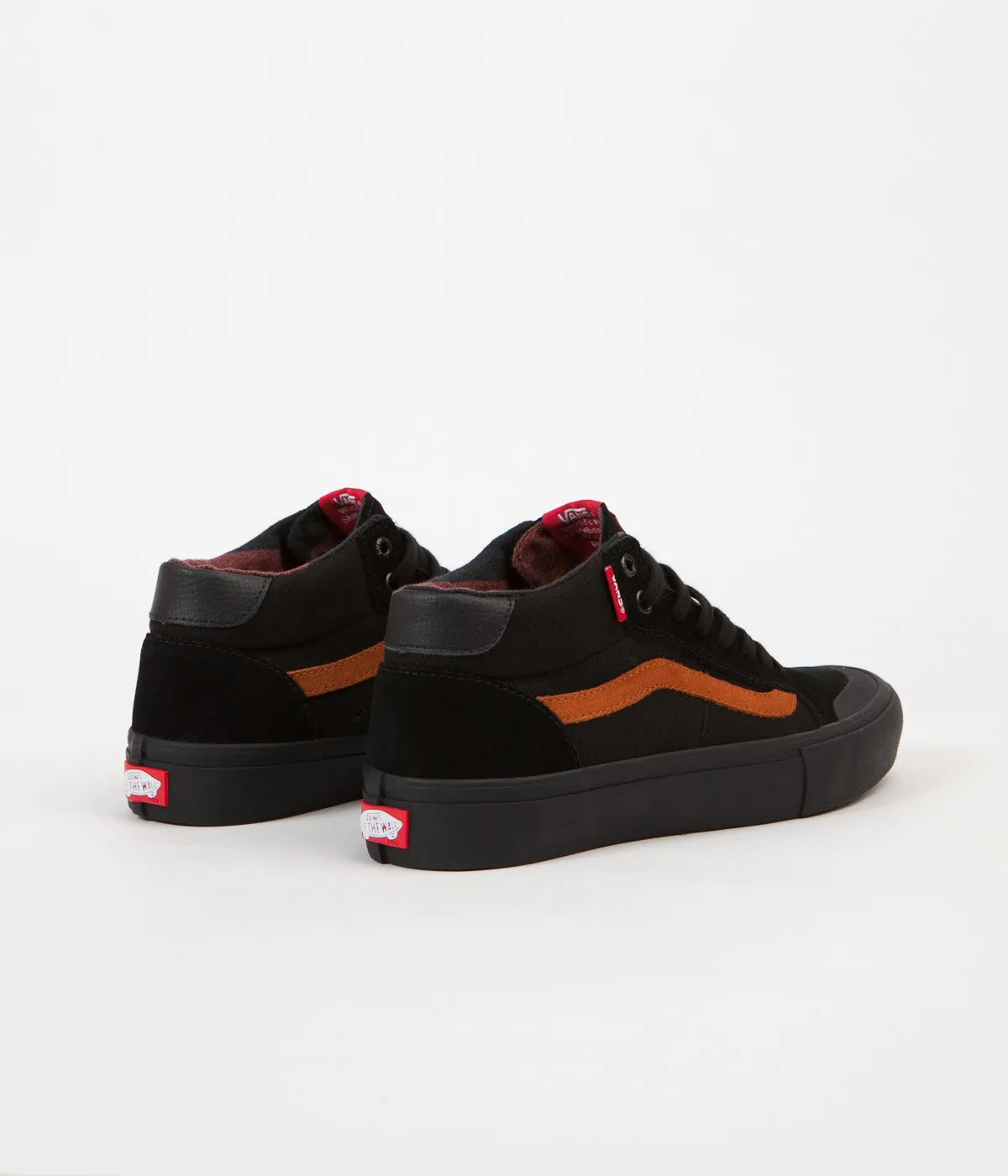 Vans Style 112 Mid Pro Dakota Roche Shoes - Black / Glazed Ginger