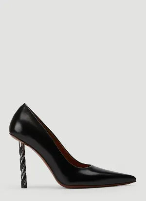Vetements Drill-Bit Heeled Pumps