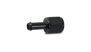 Vibrant Female AN to Hose Barb Straight Adapter, AN Size: -6AN; Barb Size: 3/8" - 11216