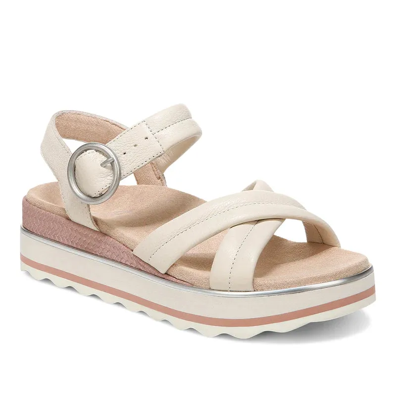 Vionic Women's Reyna Platform Sandal Cream