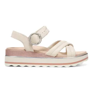 Vionic Women's Reyna Platform Sandal Cream