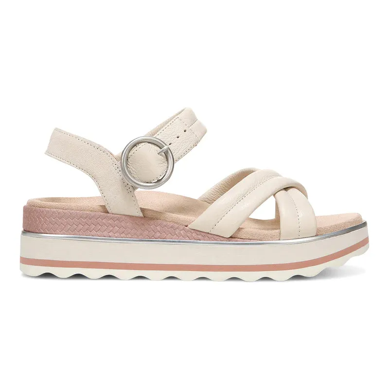 Vionic Women's Reyna Platform Sandal Cream