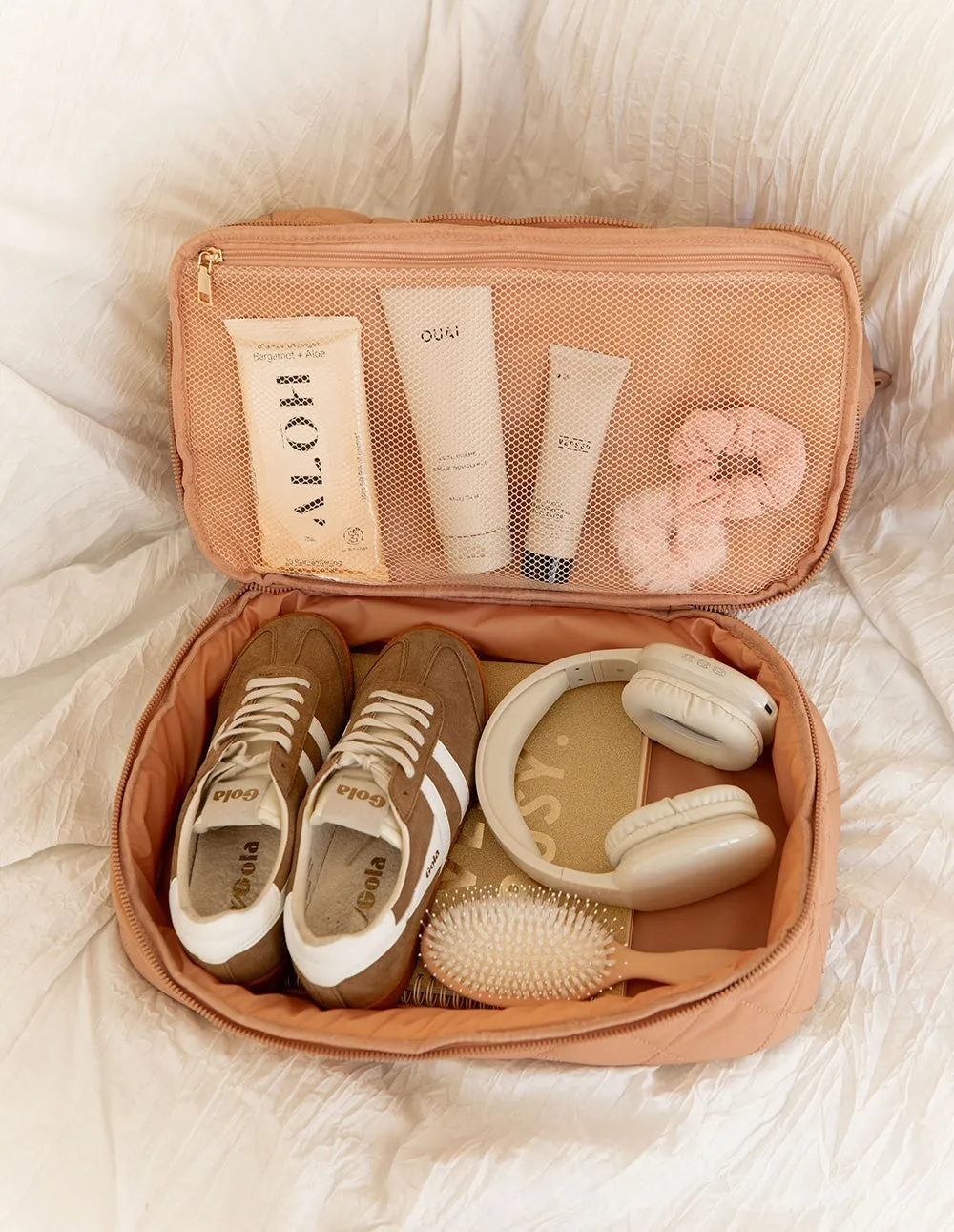 VOYAGER quilted blush