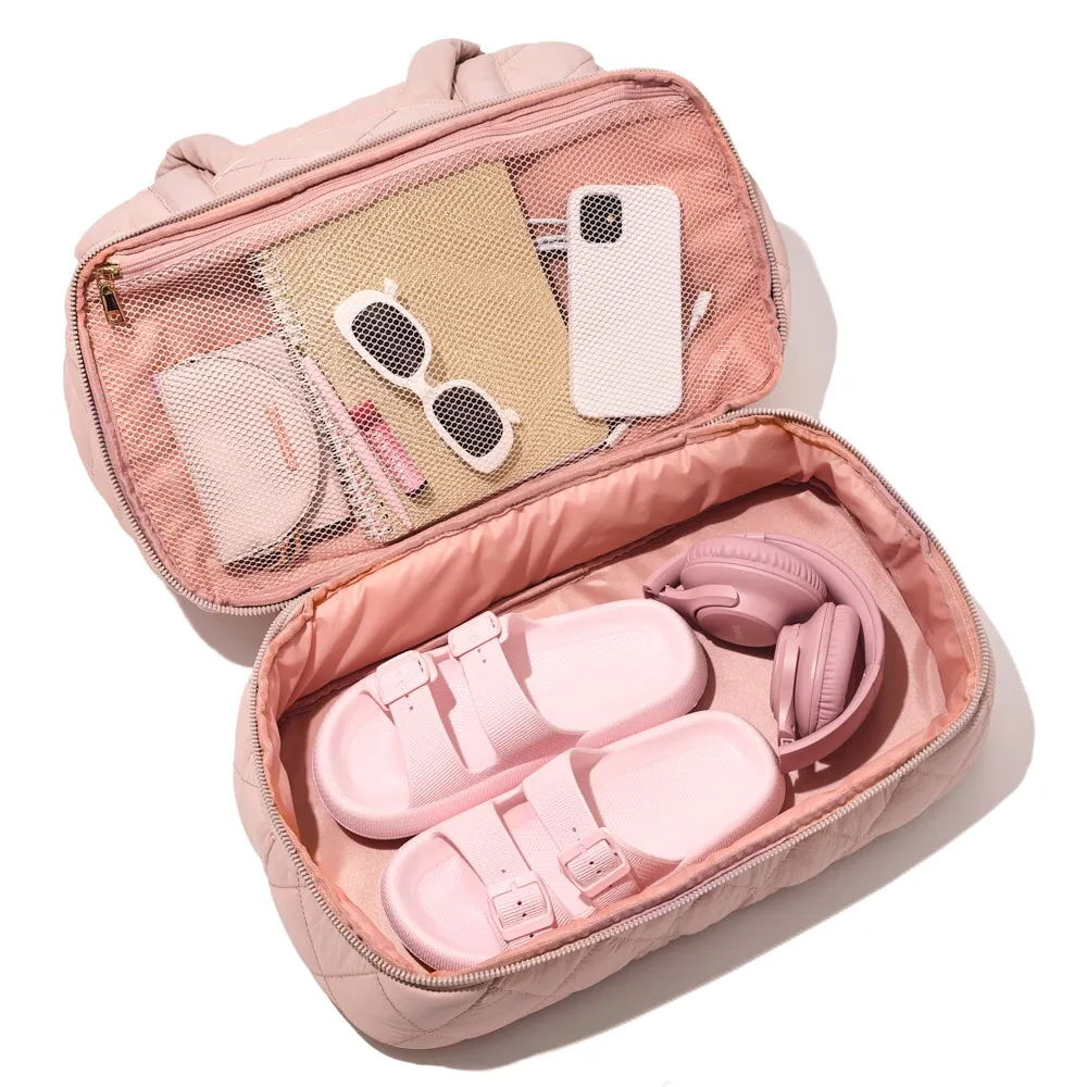 VOYAGER quilted blush